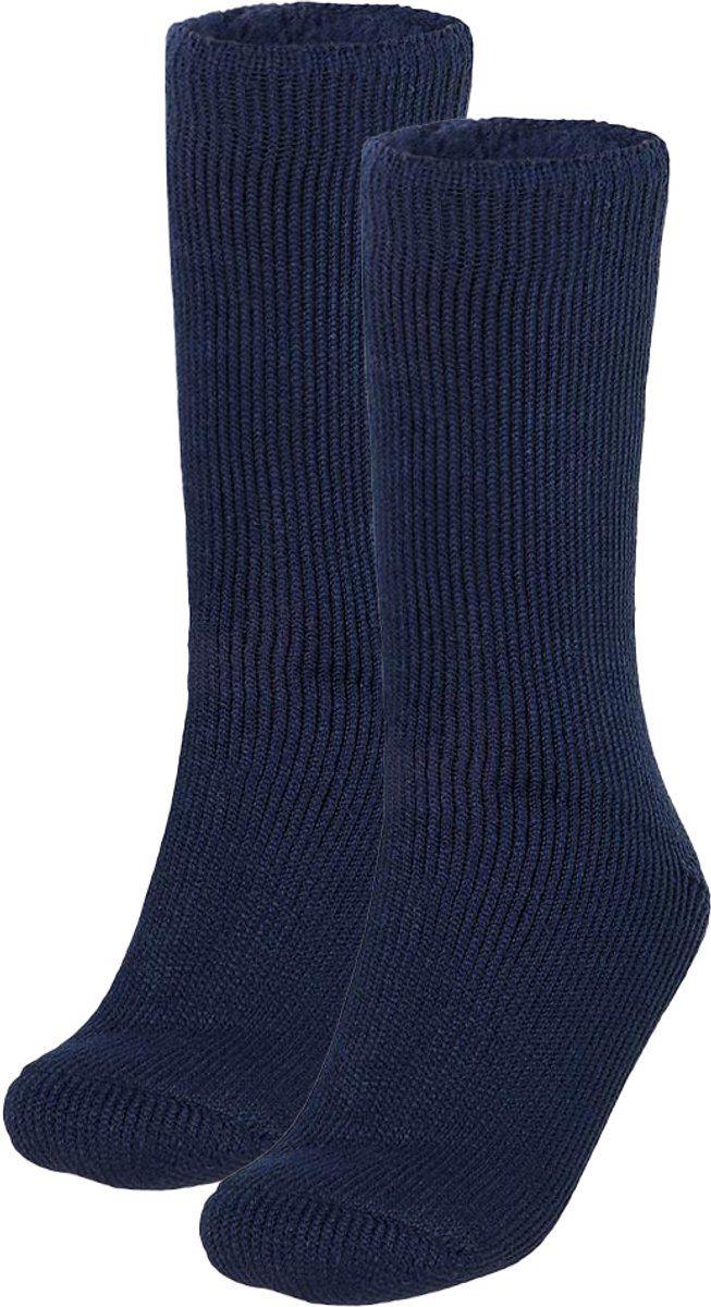 Heatkeeper - Thermo sokken dames - 36/41 - Marine Blauw - 1-Paar - Thermo sokken dames maat 35/38
