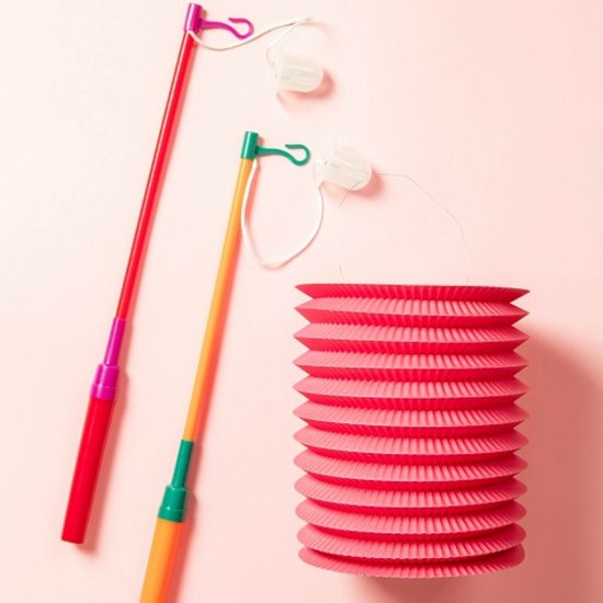 Lanterne Enfants, Lanterne St Martin, Lampion St Martin, Lanterne Saint Martin Avec Baton, Lanterne Multicolore à Monter Soi-Même Pour St Martin, Halloween, Noël Cristal