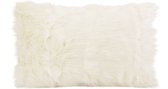 Furry Velvet Crème Kussenhoes | Velvet/Polyester | 30 x 50 cm