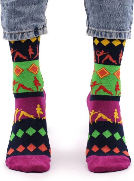 Hop Hare - Bamboe sokken - Vrolijke sokken - Grappige sokken - Yoga- Happy Socks - Unisex - maat 36-40 - Merkloos