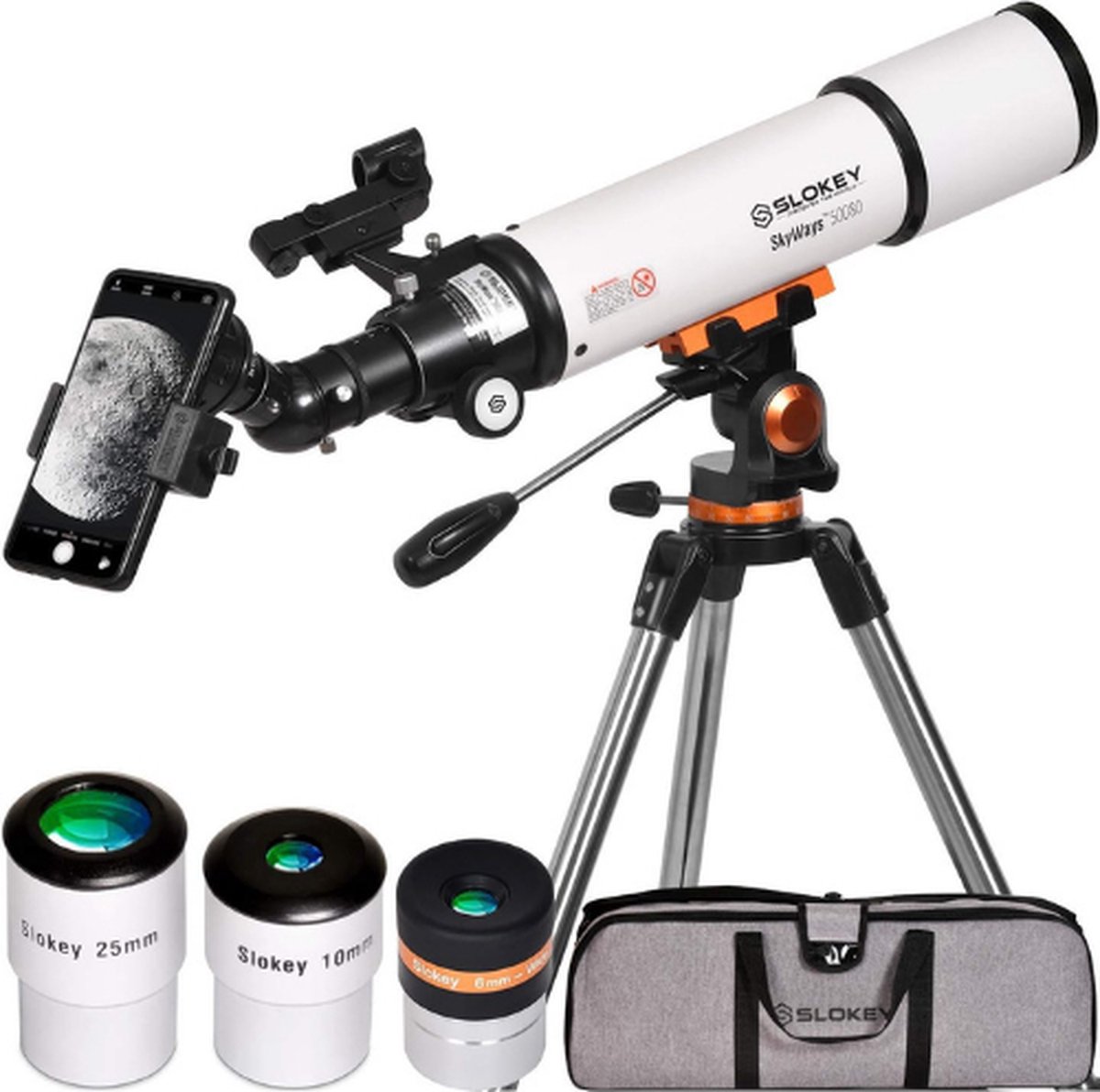 Astronomische Telescoop - Sterrenkijker - 250x Vergroting - Inclusief Statief en Draagtas