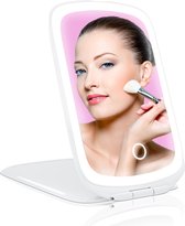 Sanicraft® - Make Up Spiegel - Make-up Spiegel met Verlichting -  Vergrootspiegel 
