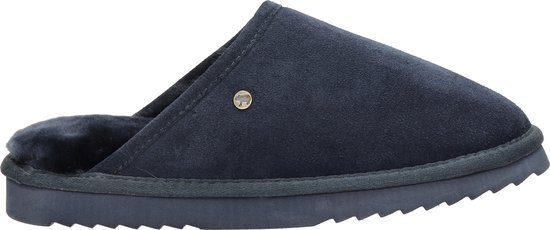 Warmbat Classic Unisex Suede Heren Sloffen - Donkerblauw - Maat 41