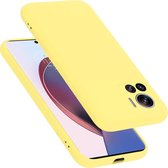 Coque Cadorabo pour Motorola EDGE 30 ULTRA / X30 PRO en JAUNE LIQUIDE - Housse de protection en silicone TPU flexible Case Cover