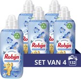 Robijn Classics Morgenfris Wasverzachter - 4 x 33 wasbeurten - Voordeelverpakking