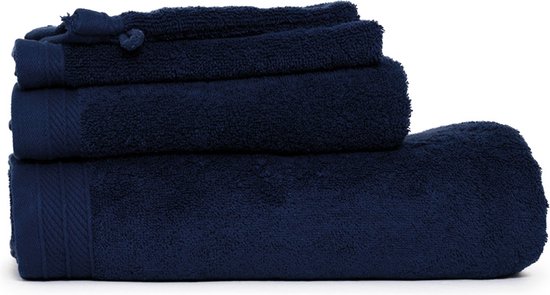 The One Towelling Organische handdoeken set - Badlakens, Handdoeken, Gastendoekjes & Washandjes - 11-Delig - Organisch katoen - Navy