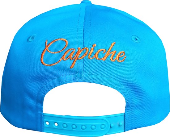 Boné plano preto e amarelo snapback Lucky Cat Linen Rev da Djinns