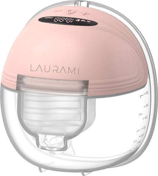 LAURAMI - Handsfree Elektrische Borstkolf PRO - Draadloos & Draagbaar - Roze - BPA Vrij