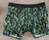 2-pack Australian Boxershort - luxury - heren - katoen - groen/zwart- print - M
