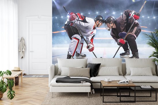 Papier peint photo Le début du match de hockey
