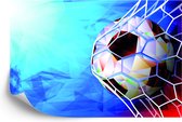 Fotobehang Voetbal In Een Abstracte Stijl - Vliesbehang - 315 x 210 cm