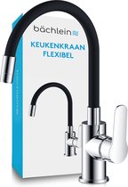 Bächlein Keukenkraan Met Flexibele Hals - 360° Draaibare Uitloop Voor Elke Hoek Van Uw Gootsteen, Moderne Keukenkraan
