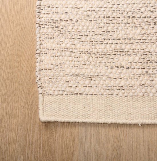 Tapis en laine - Ulstein blanc/gris 200x300 cm