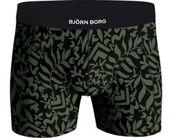 Björn Borg Premium Cotton Stretch Lange short - 2 Pack Zwart - 10002354-MP004 - L - Mannen