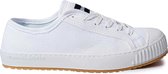 Komrads vegan sneakers - ICNS Spartak Monowhite - Schoen uit duurzaam en gerecycleerd materiaal - Wit - Maat 36