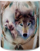 Wolf Dreams Of Peace Wolves - Mok 440 ml