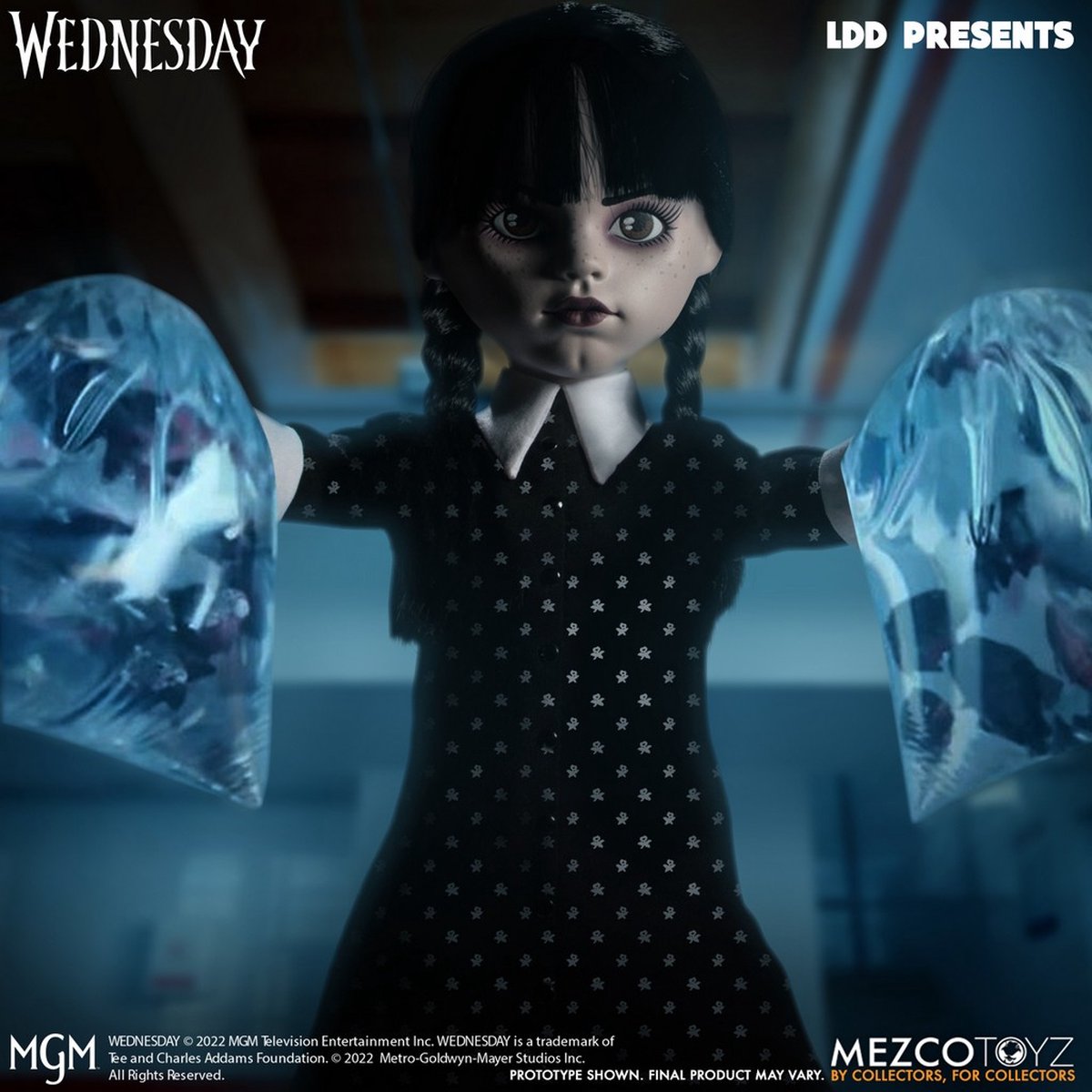 Poupée Wednesday Living Dead Dolls Mercredi Addams 25 cm