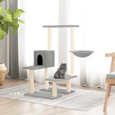 The Living Store Kattenmeubel - Alles-in-één - 47.5 x 60 x 94.5 cm - Lichtgrijs
