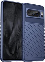 Coverup Rugged Shield TPU Back Cover - Geschikt voor Google Pixel 8 Pro Hoesje - Blauw