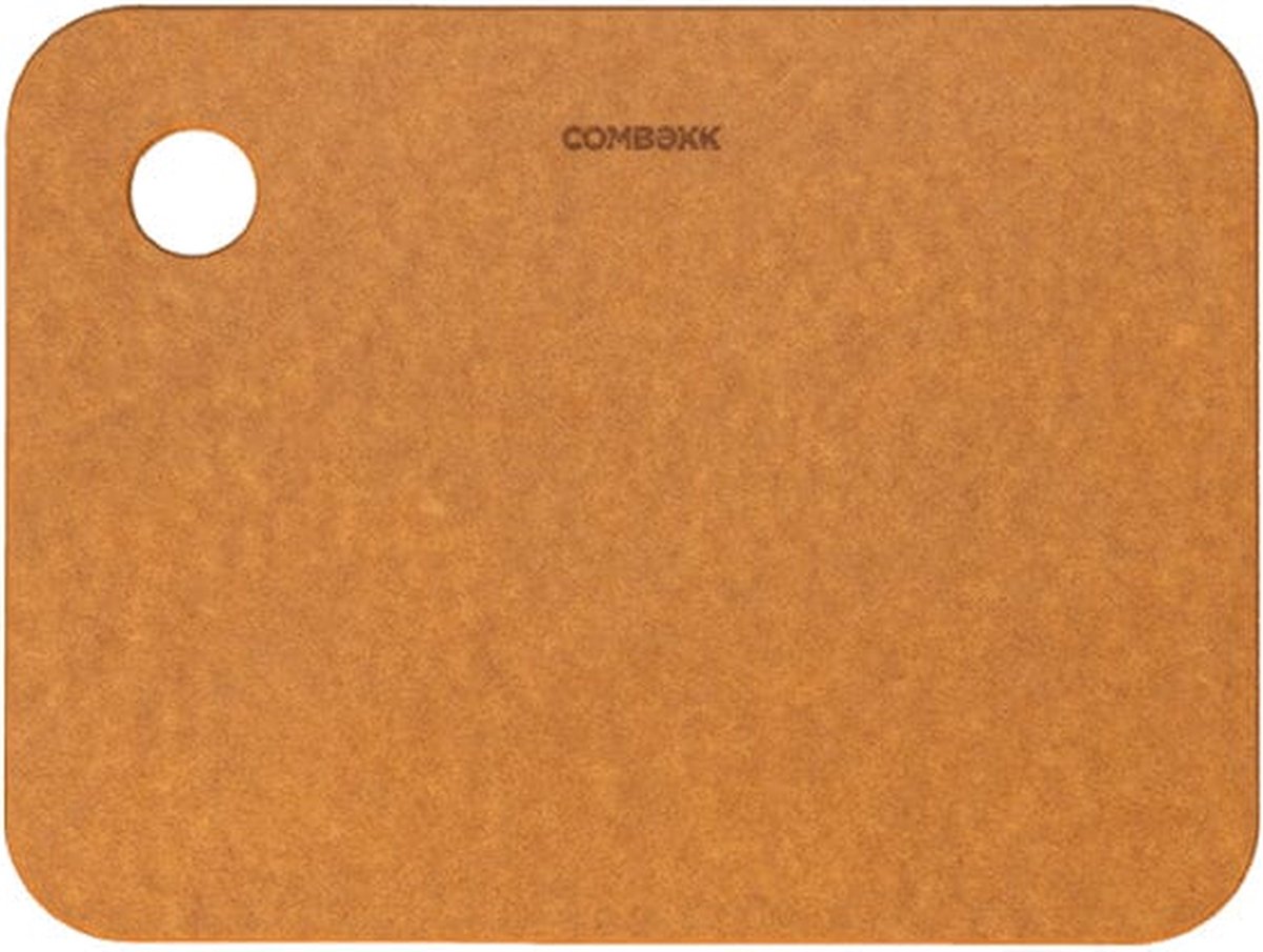 Combekk Snijplank - 100% Gerecycled - Microplasticvrij - Antibacterieel - Vaatwasserbestendig - 15 x 20cm - Naturel