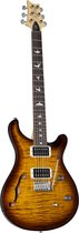PRS CE24 Semi-Hollow Black Amber #0366044 - Custom elektrische gitaar