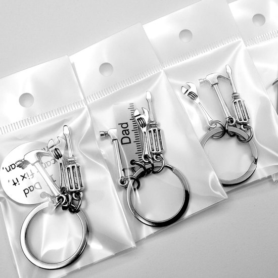 Sleutelhangers met gereedschap: het leukste cadeau voor papa
