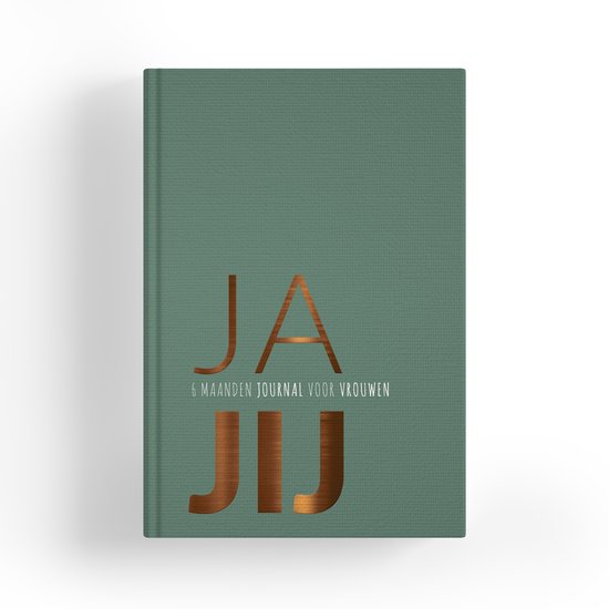 JA JIJ Journal Groen - Invuldagboek/Journals - 6 maanden invuldagboek voor vrouwen - zelfontwikkeling & doelen stellen - Nina van Arum