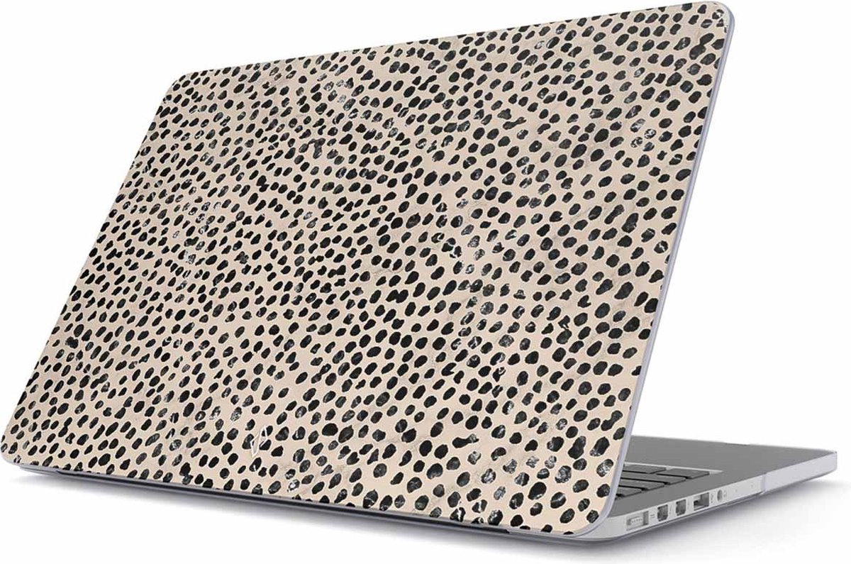 Burga Hardshell Cover Geschikt voor de MacBook Air 13 inch (2018-2020) - A1932 / A2179 / A2337 - Almond Latte