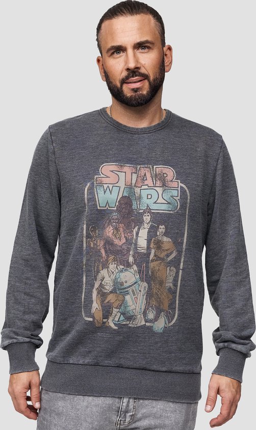 Récupéré Star Wars Return Of The Jedi Group Comic Vintage Sweat-shirt