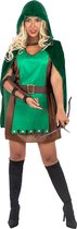 Funidelia | Robin Hoodkostuum Voor voor vrouwen - Films & Series, Verhalen, Schutters - Kostuum voor Volwassenen Accessoire verkleedkleding en rekwisieten voor Halloween, carnaval & feesten - Maat XL - Groen