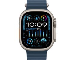 Apple Watch Ultra 2 - GPS + Cellular - 49mm - Titanium Case with Blue Ocean Band