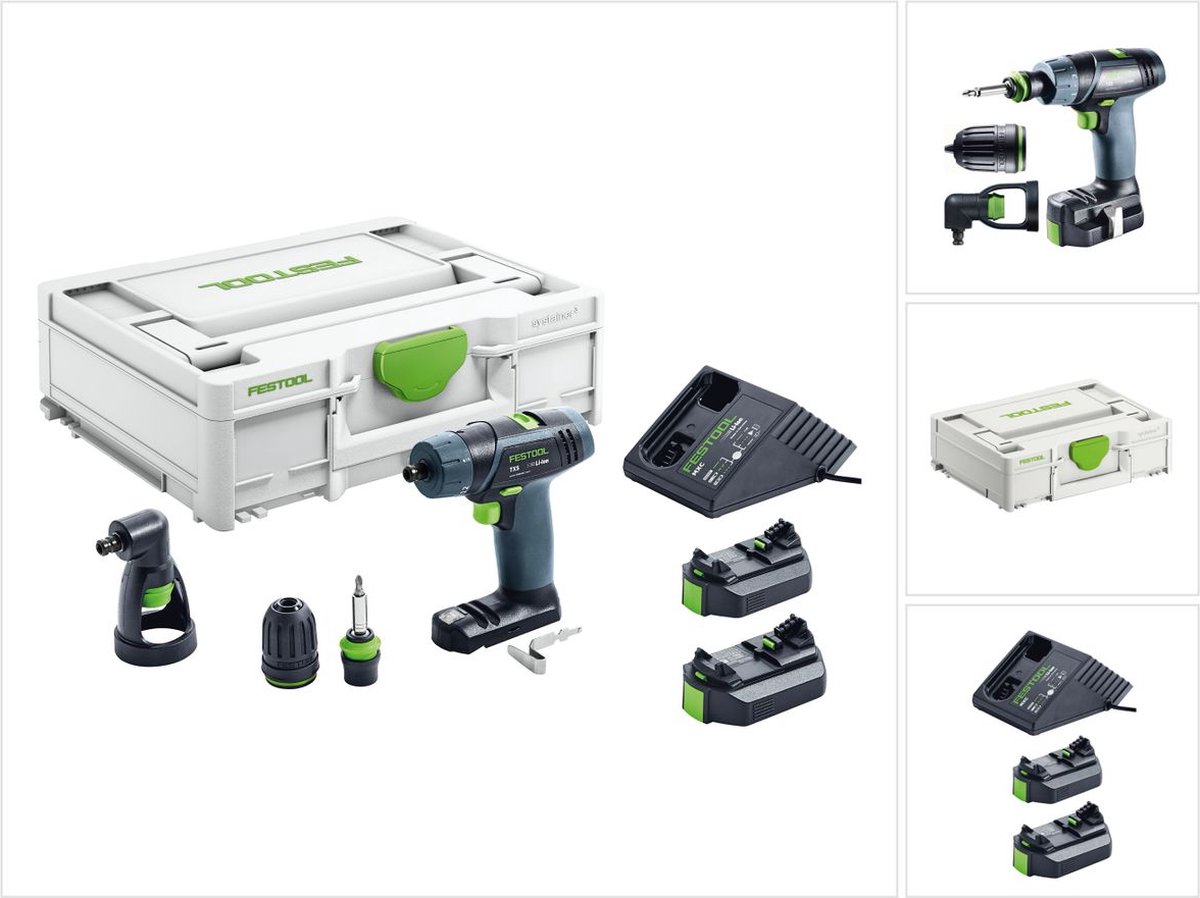 Mini perceuse-visseuse sans fil CXS 2.6 Plus 10.8V Li-Ion FESTOOL