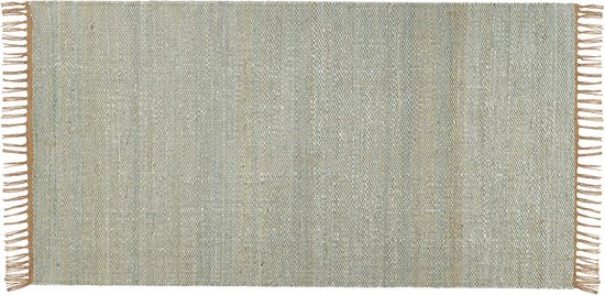 LUNIA - Jute vloerkleed - Groen - 80 x 150 cm - Jute