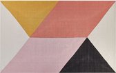 NIZIP - Modern vloerkleed - Multicolor - 140 x 200 cm - Katoen