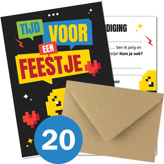 Ballonnen uitnodiging - Uitnodigingen