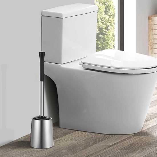 Brosse WC, brosses WC en silicone, acier inoxydable : nettoyage en  profondeur, brosse