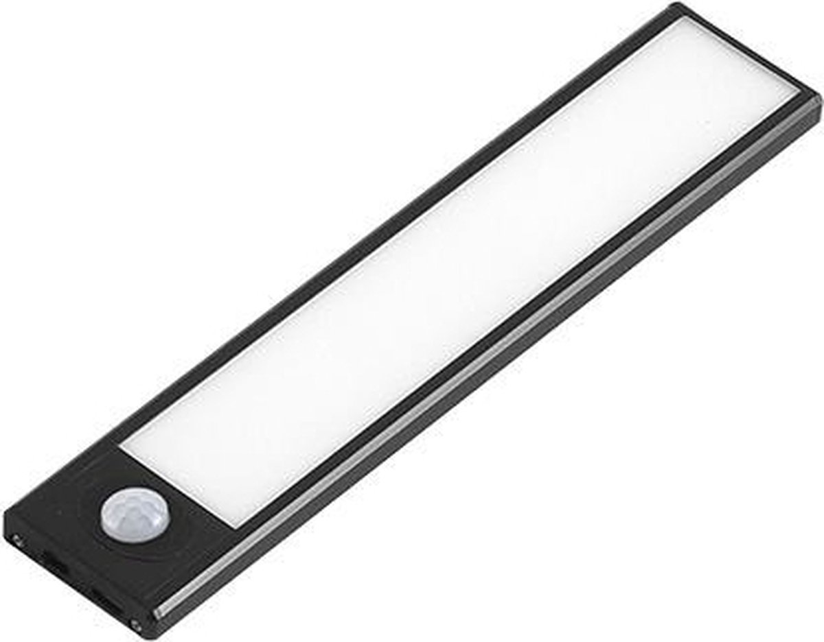 LED onderkast verlichting - Neutraal wit - USB oplaadbaar - 20cm - Zwart