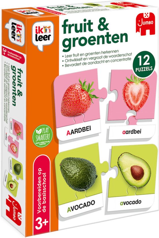 Ik leer - Fruit & groenten; Ik leer (Ontdekken) - Educatief speelgoed voor peuters van Jumbo
