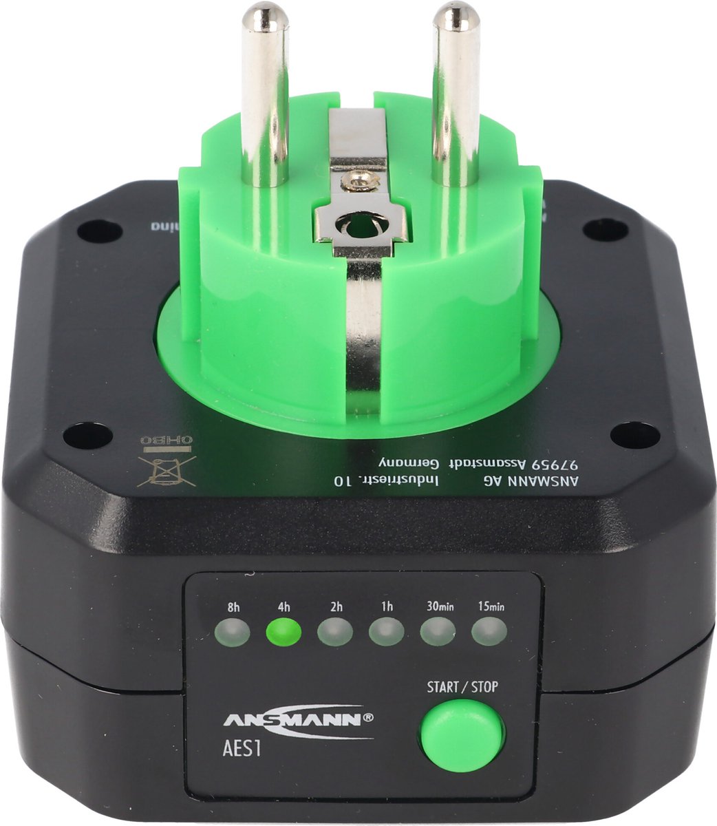 Ansmann Zerowatt AES 1 timer stopcontact met energiebesparende functie