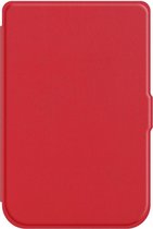 Shop4 - Geschikt voor PocketBook Touch Lux 5 Hoes - Book Cover Rood