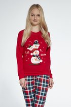 Cornette Katoenen Familie Pyjama Meisjes | Lange Mouw Lange Broek | Kerst Winter Matching Gezin Pyama | Snowman 2 954/172 592/172 158/164