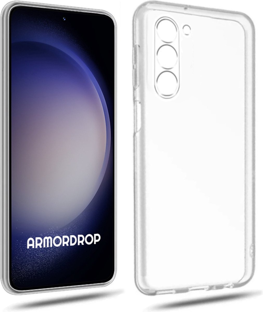 Armordrop Transparant Hoesje Geschikt Voor Samsung S23 Hoesje - Stevige Beschermhoesje