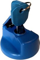 Bouchon de réservoir avec serrure - Avec valve à ressort - 40mm - Blauw