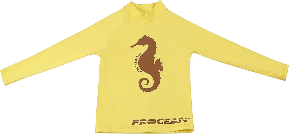 Kids lycra | Longsleeve UV-zwemshirt | Seahorse | maat 110/116
