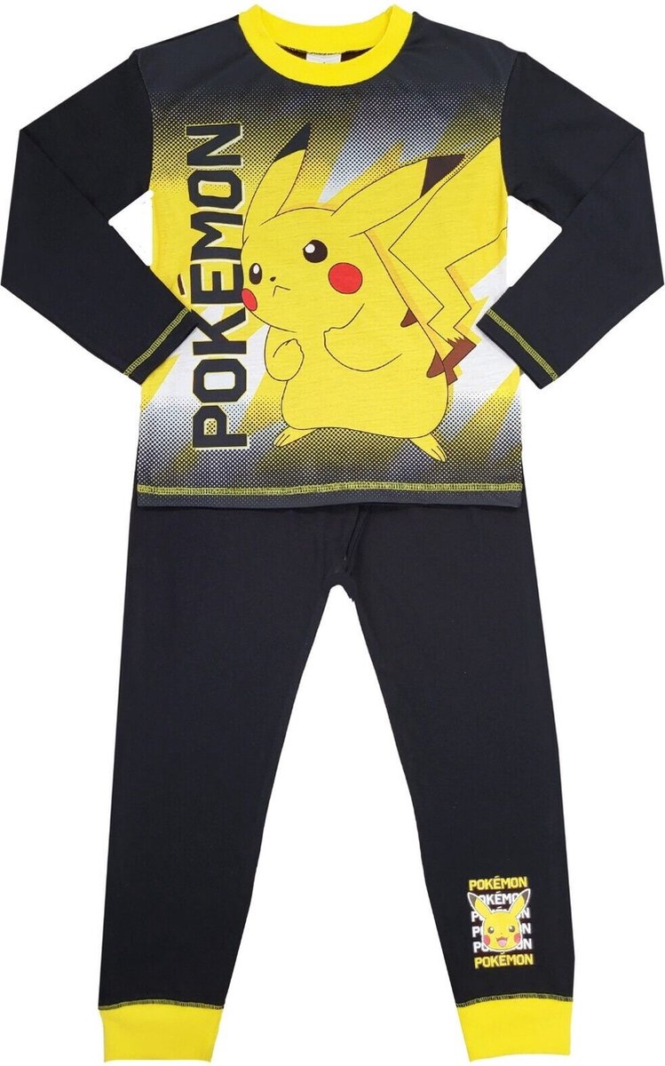 Pokémon - pyjama Pokemon Pikachu - Jongens - maat 122/128 | bol