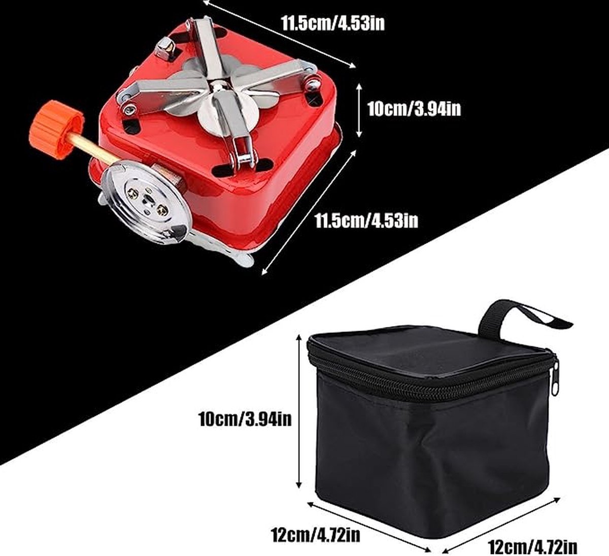 SMH LINE® Campingkooktoestel, Inklapbaar Mini Gaskooktoestel Opvouwbaar Campinggasfornuis Compact Duurzaam 3200 W Met Draagbox Incl Gaspatroon 500 G Mini Campinkoker 3314990781 SMH LINE® Campingkooktoestel, Inklapbaar Mini Gaskooktoestel Opvouwbaar Campinggasfornuis Compact Duurzaam 3200 W Met Draagbox Incl Gaspatroon 500 G Mini Campinkoker 3314990781