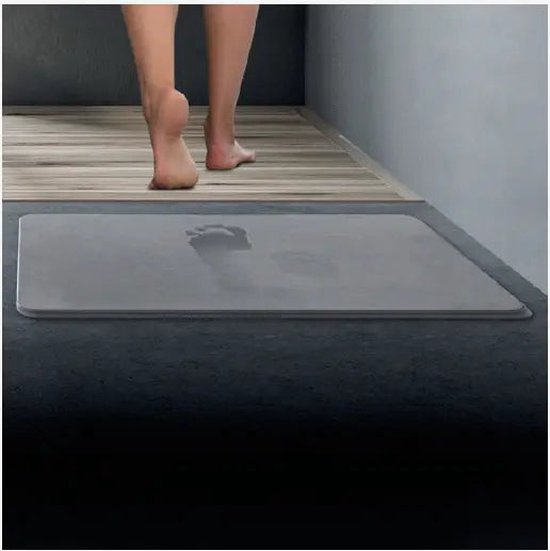 Atmosphera - Tapis de bain - Tapis - 39x60cm - Grijs