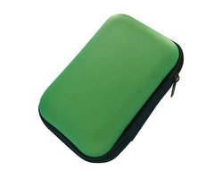 Opberg hoesje - Hard Case - Etui - Organizer - Sleutels - Oordopjes - Laadkabels - USB - Geld - Opbergen - Groen