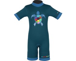 Kids shorty schildpad | blauw | 7-9 jaar / 3XS