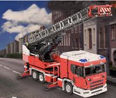 RC Radiografische MAN Truck Brandweerwagen LEGO® Technic Compatible Bouwpakket | Brandweerauto | Vrachtwagen | Creator | 4860+ Bouwstenen | Bouw & Constructie | Op Afstand Bestuurbaar | Toy Brick Lighting®